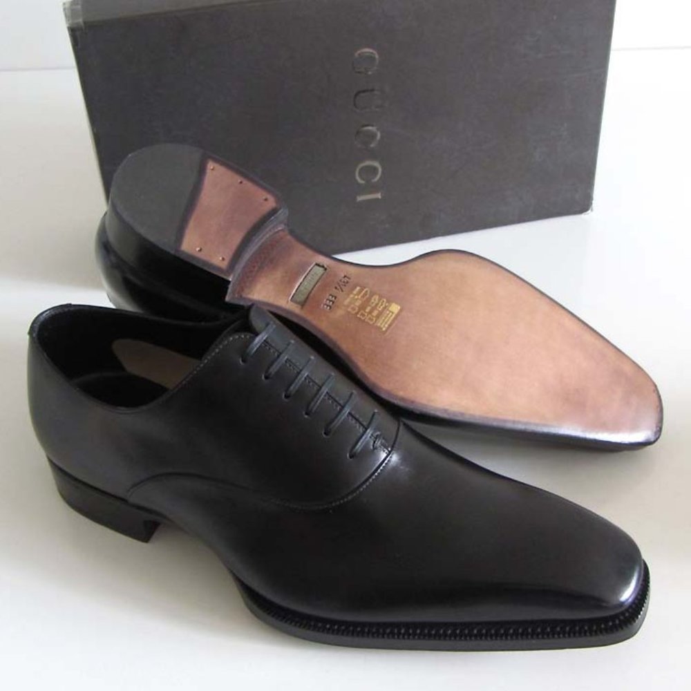 GUCCI Made To Order dress shoes 43 1/2 EEE 10.5 US - Picture 2 of 10